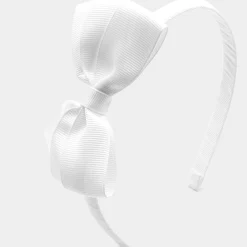 Jacadi Haar-Accessoires|Accessoires>- Haarreif mit Schleife aus Ripsband JACADI WEISS