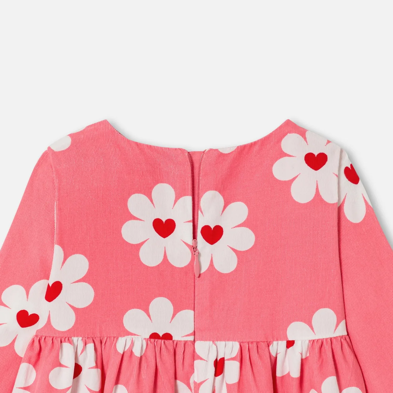 Jacadi Kleider>- Kleid aus Feincord Kleinkind Mädchen ROSA/MEHRFARBIG