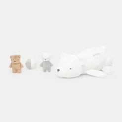 Jacadi Babyspielzeug, Plüschtiere & Schnuffeltücher|Kuscheltiere & Schnuffeltücher>Aktivitäts-Kuscheltier aus Samt JACADI WEISS