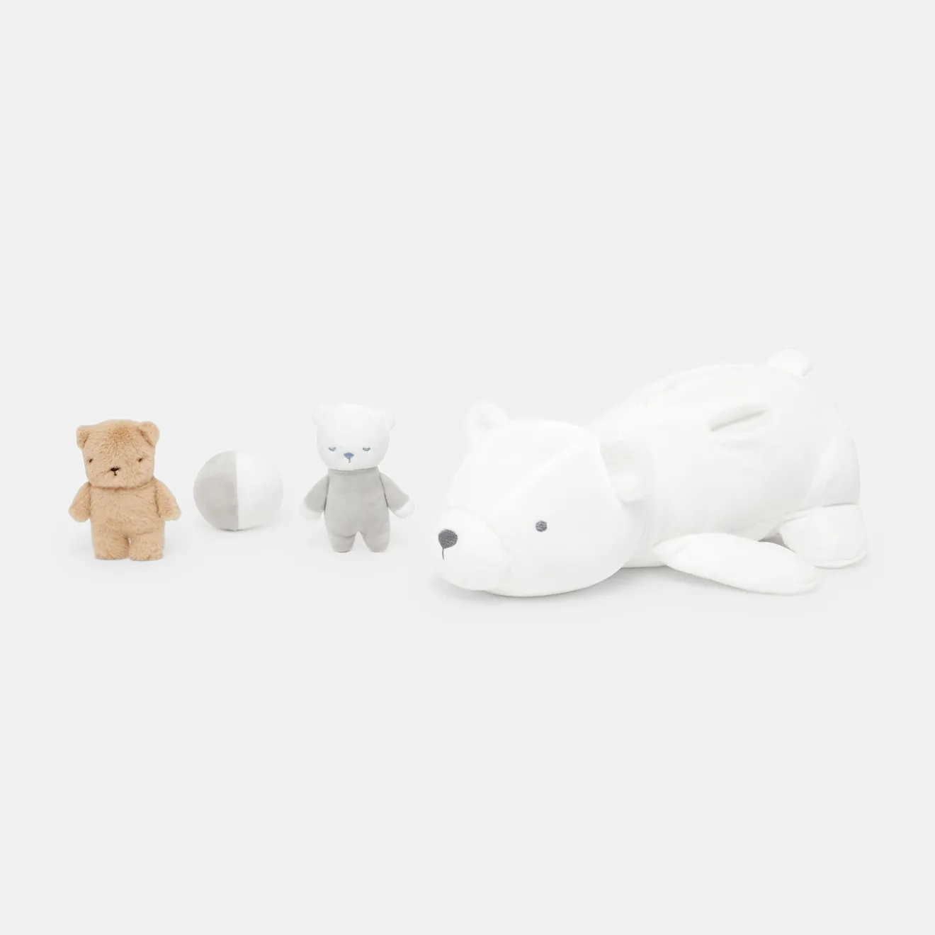 Jacadi Babyspielzeug, Plüschtiere & Schnuffeltücher|Kuscheltiere & Schnuffeltücher>Aktivitäts-Kuscheltier aus Samt JACADI WEISS