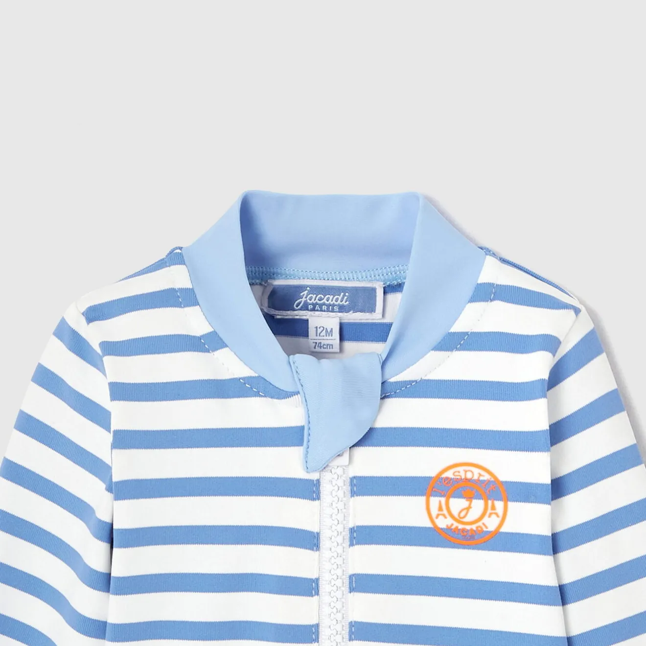 Jacadi Weitere Accessoires|Accessoires>Anti-UV-Badeoverall für Jungen WEISS/BLAU