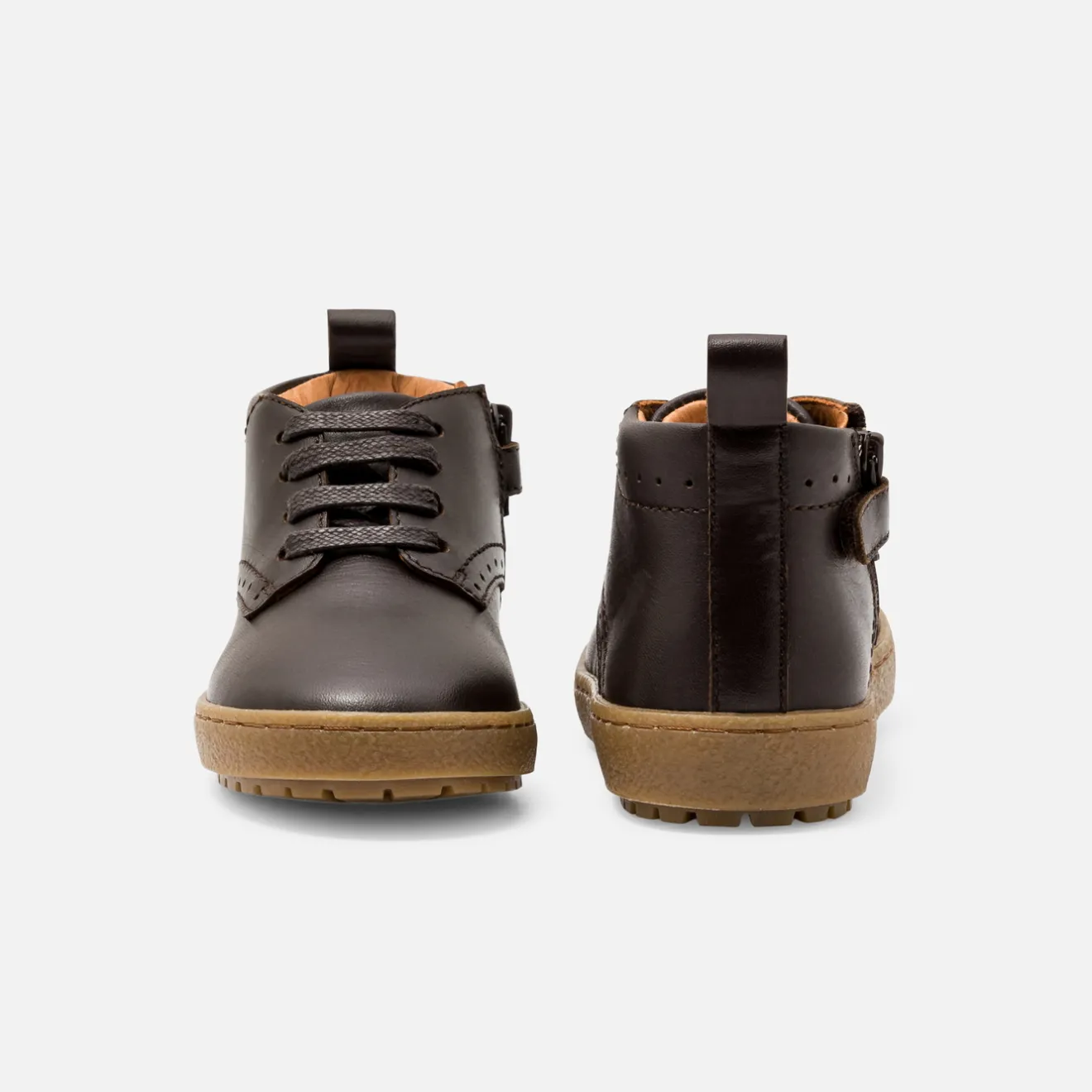 Jacadi Boots>Baby-Halbstiefel für Jungen aus Leder BRAUN