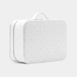 Jacadi Wickeltaschen & Kulturbeutel|Wickeltaschen & Kulturbeutel>Babykoffer aus beschichteter Baumwolle WEICHES JACADI WEISS