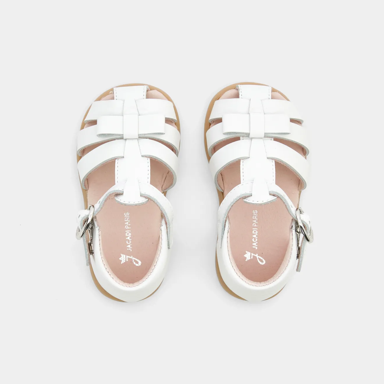 Jacadi Sandalen|Schuhe>Baby-Sandalen für Mädchen JACADI WEISS