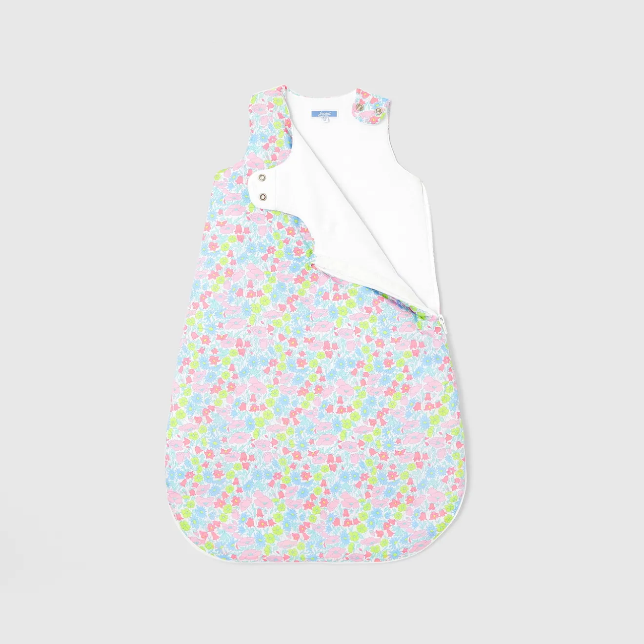 Jacadi Schlafsäcke Und Decken|Schlafsäcke & Decken>Baby-Schlafsack 0-6 Monate aus Liberty-Stoff für Mädchen WEISS/MEHRFARBIG