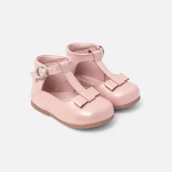 Jacadi Ballerinas & Riemchenschuhe>Baby-T-Riemchenschuhe aus Glattleder für Mädchen ROSA