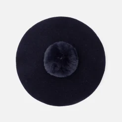 Jacadi Accessoires>Baskenmütze für Mädchen, Maison Laulhère MARINEBLAU JACADI