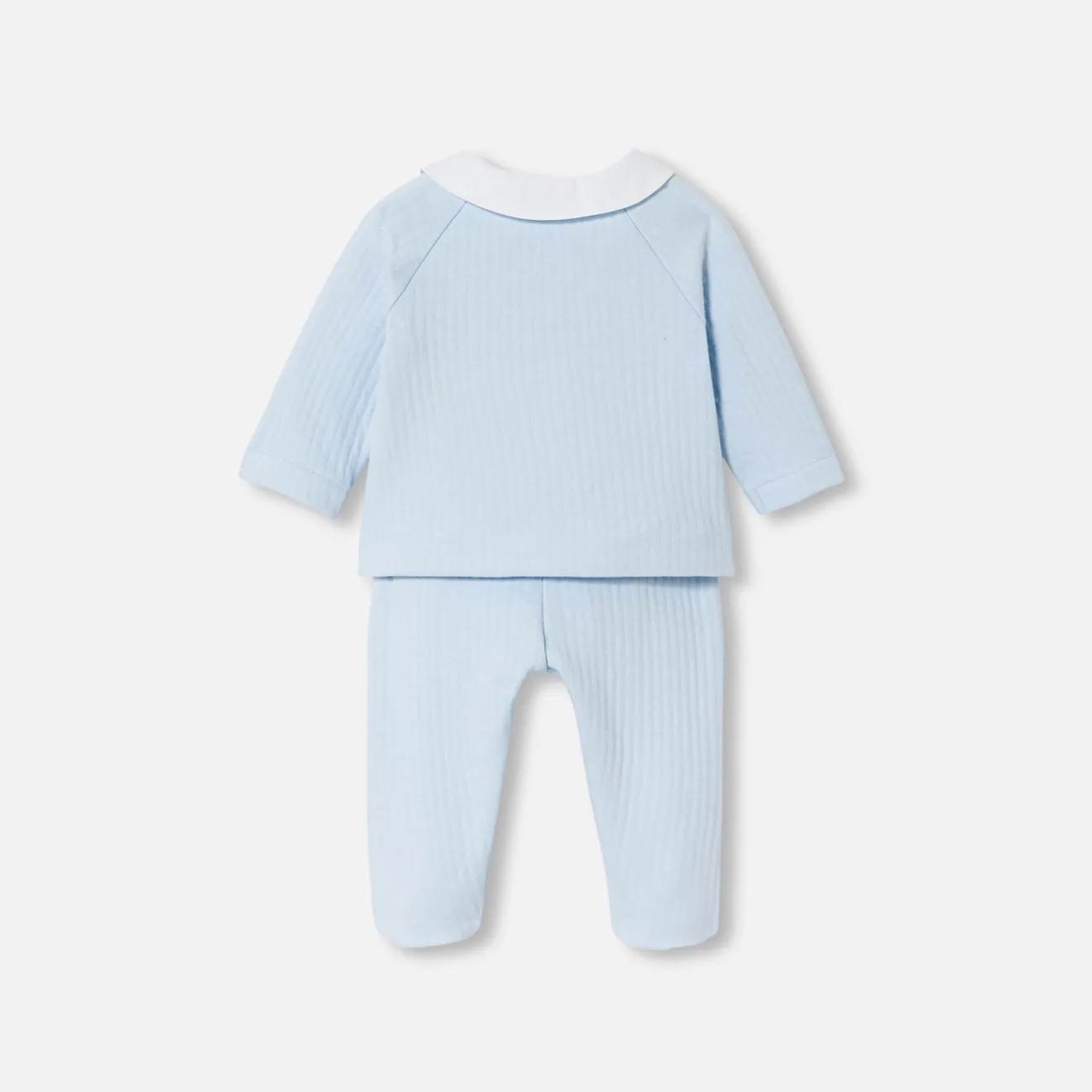 Jacadi Spieler, Latzhosen, Ensembles>Bequemes Ensemble für Baby Jungen HELLBLAU