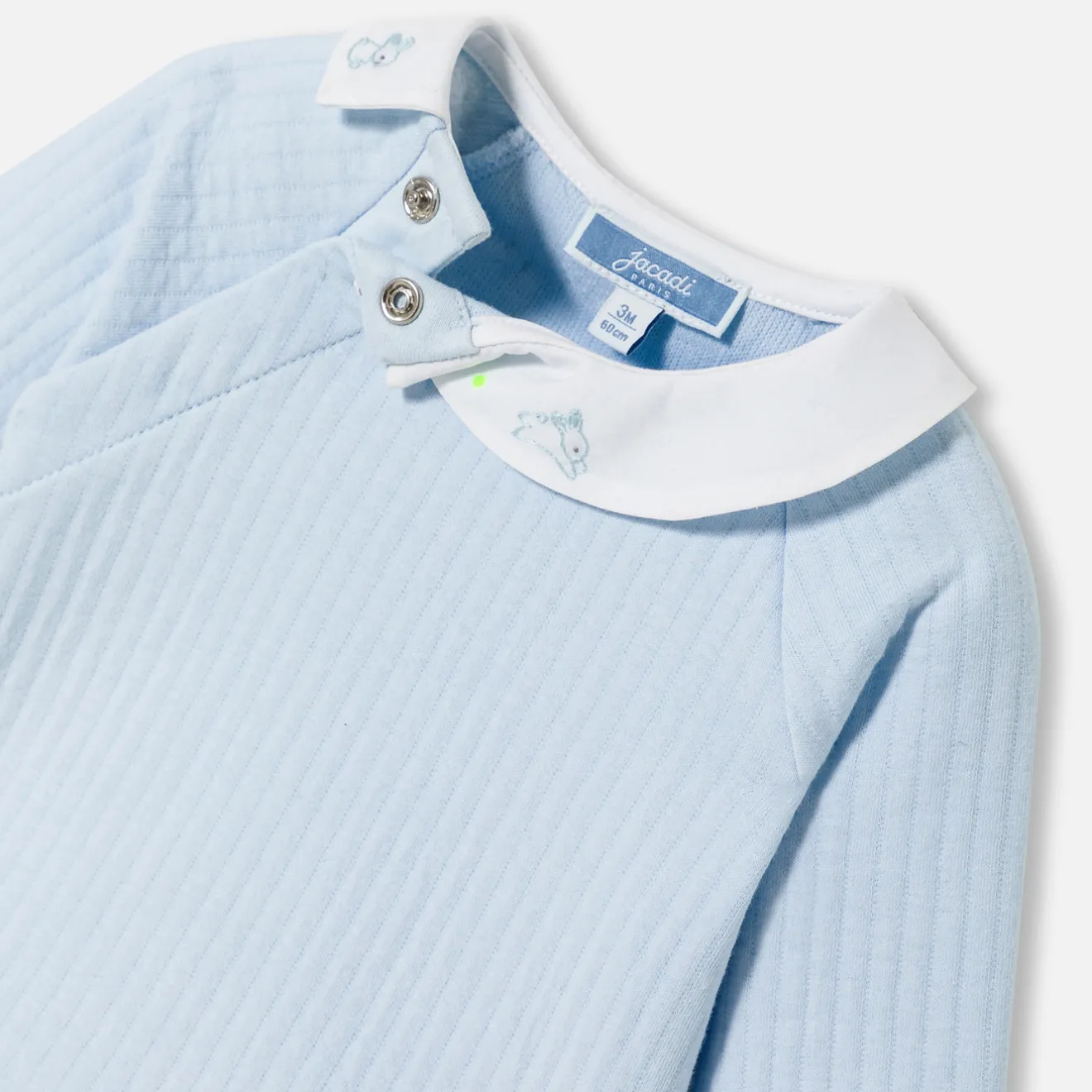 Jacadi Spieler, Latzhosen, Ensembles>Bequemes Ensemble für Baby Jungen HELLBLAU