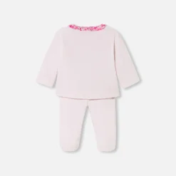 Jacadi Spieler, Latzhosen, Ensembles>Bequemes Ensemble für Baby Mädchen ROSA BLASS JACADI