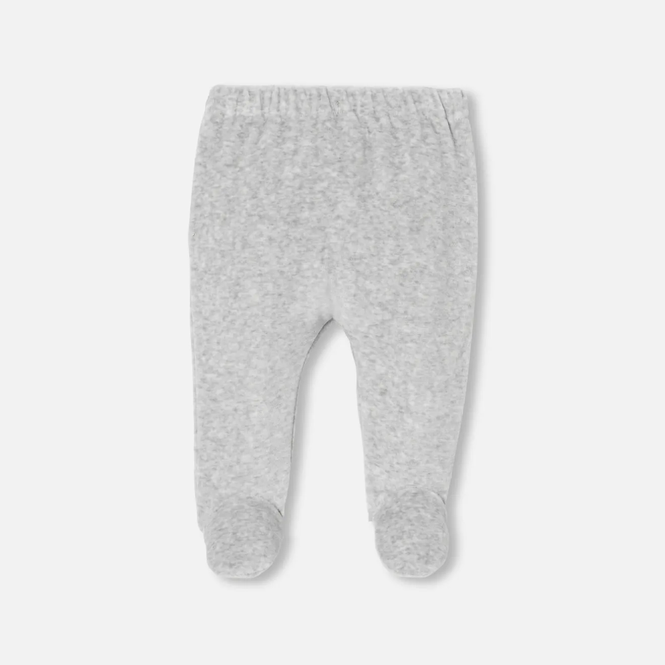Jacadi Spieler, Latzhosen, Ensembles>Bequemes Ensemble für Babys aus Samt GRAU MELIERT HELL JACADI