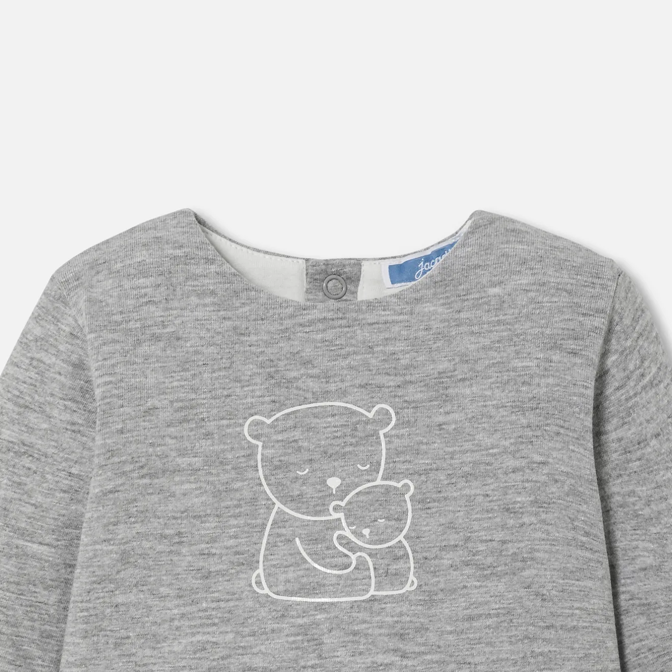 Jacadi Spieler, Latzhosen, Ensembles>Bequemes Ensemble für Babys aus Jersey GRAU MELIERT HELL JACADI