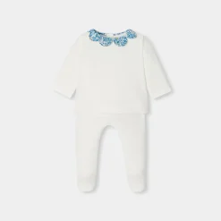 Jacadi Spieler, Latzhosen, Ensembles>Bequemes Ensemble für Baby Mädchen WEICHES JACADI WEISS