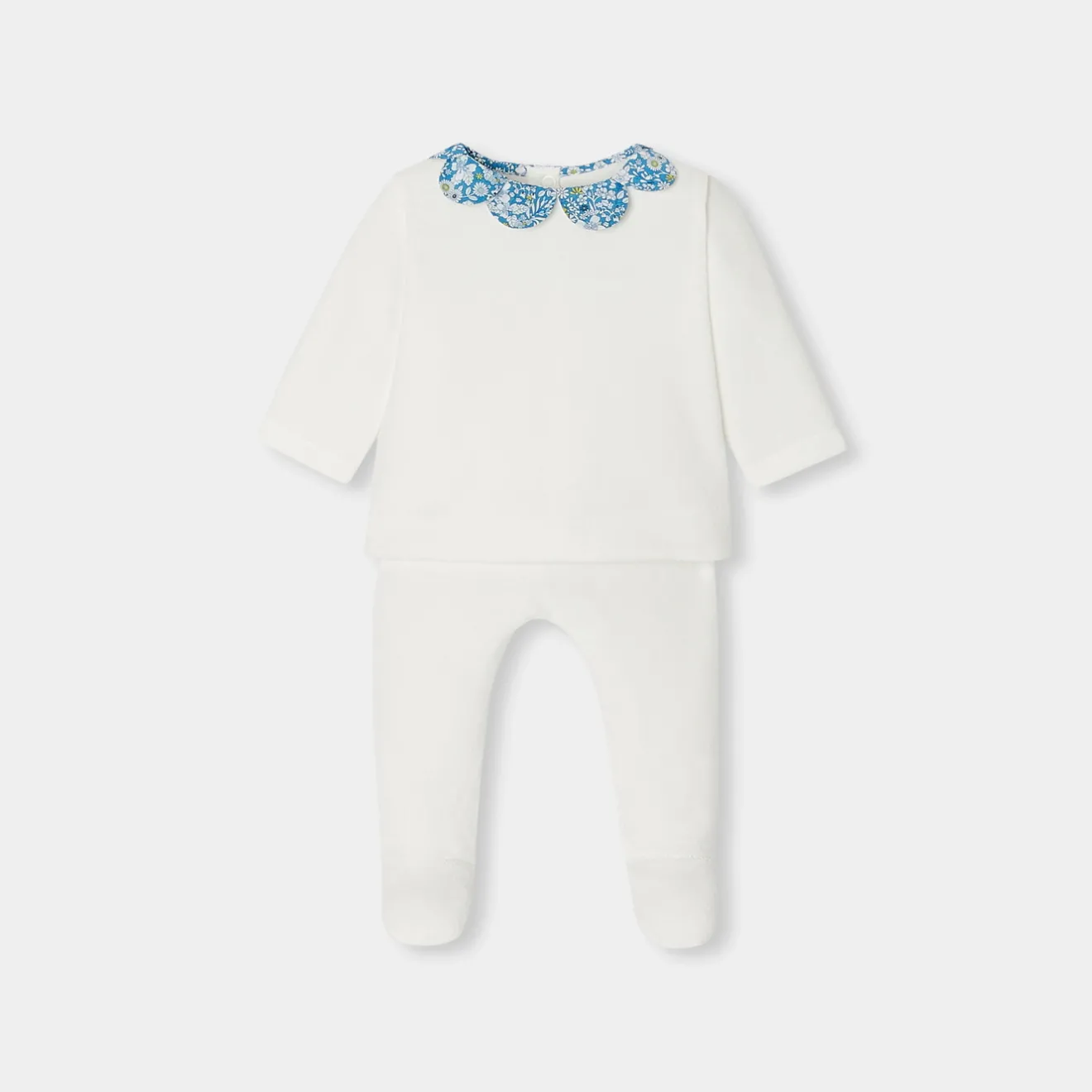 Jacadi Spieler, Latzhosen, Ensembles>Bequemes Ensemble für Baby Mädchen WEICHES JACADI WEISS