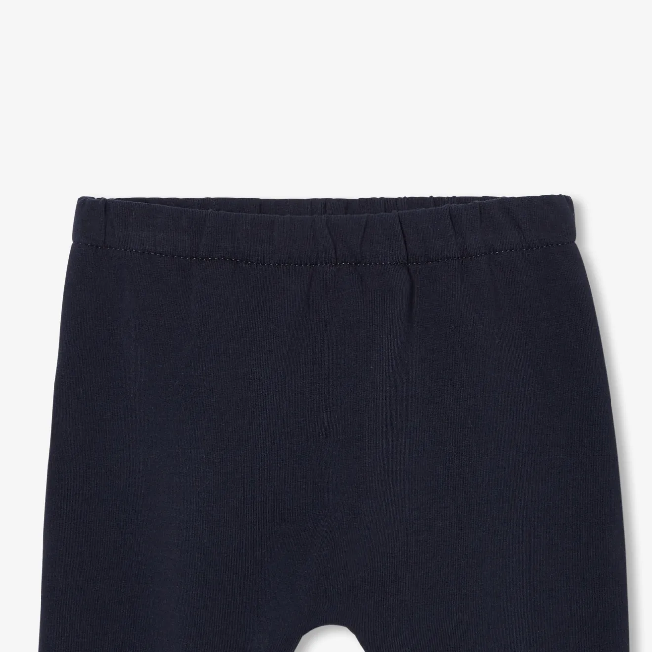 Jacadi Spieler, Latzhosen, Ensembles>Bequemes Ensemble für Baby Mädchen aus Molton MARINEBLAU HELL