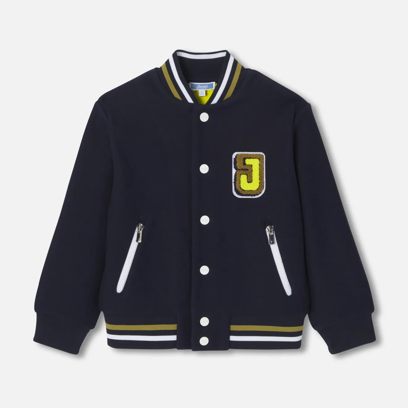 Jacadi Pullover, Sweatshirts, Strickjacken|Pullover, Sweatshirts, Strickjacken>Blouson im College-Look für Kinder MARINEBLAU JACADI
