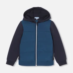 Jacadi Pullover, Sweatshirts, Strickjacken>Blousonjacke mit Kapuze für Jungen OZEANBLAU