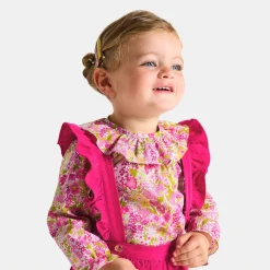 Jacadi Blusen>Bluse aus Libertystoff Kleinkind Mädchen WEISS/MEHRFARBIG