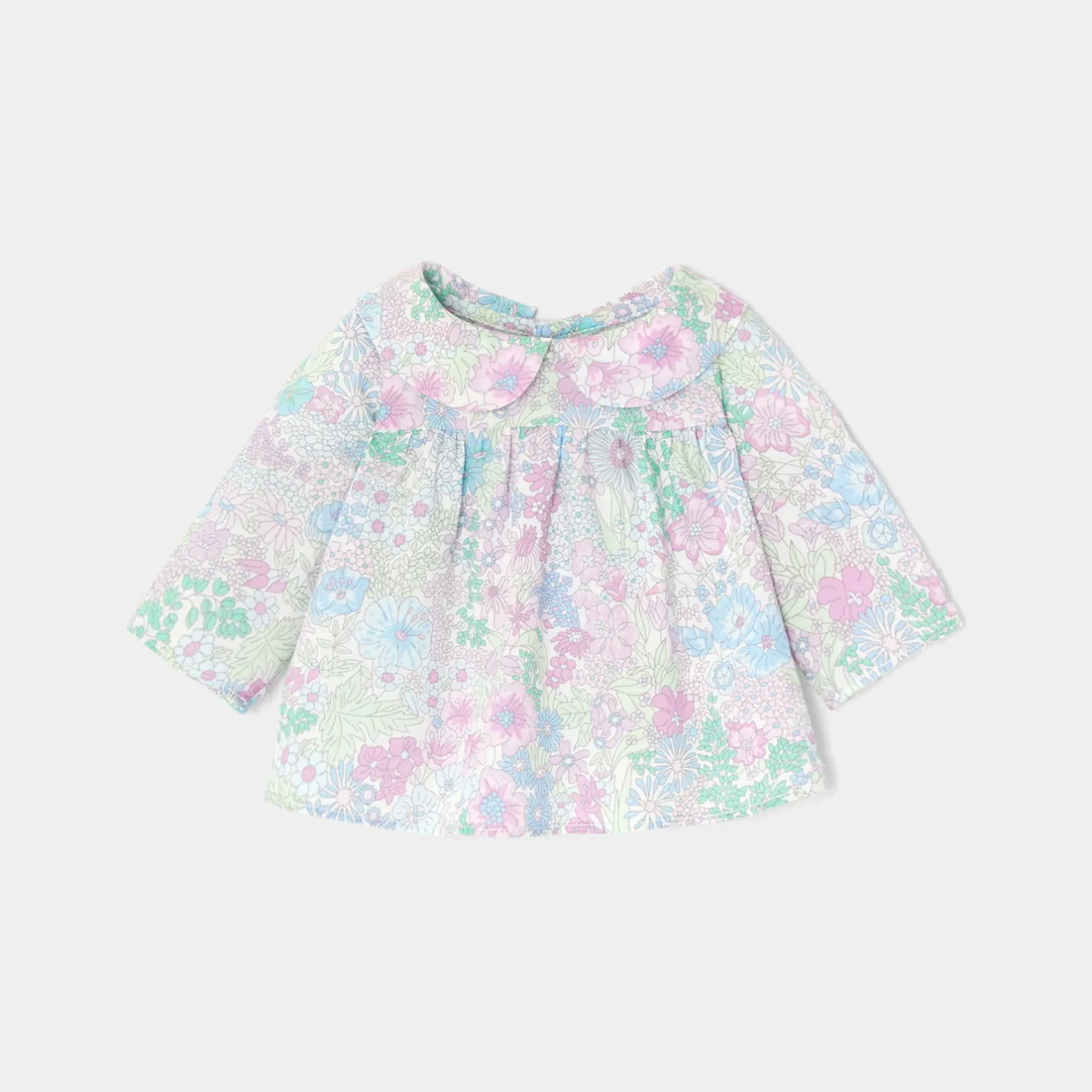 Jacadi Babyspielzeug, Plüschtiere & Schnuffeltücher|Kuscheltiere & Schnuffeltücher>Bluse fürs Häschen-Plüschtier, großes Modell WEISS/MEHRFARBIG