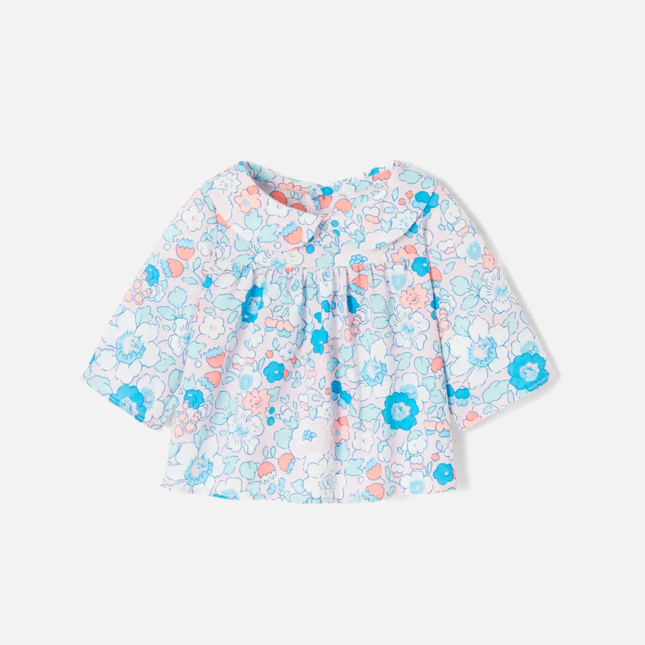 Jacadi Babyspielzeug, Plüschtiere & Schnuffeltücher|Kuscheltiere & Schnuffeltücher>Bluse fürs Häschen-Plüschtier, großes Modell ROSA/MEHRFARBIG