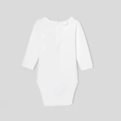 Jacadi Bodies>Body mit Blütenblattkragen für Mädchen JACADI WEISS