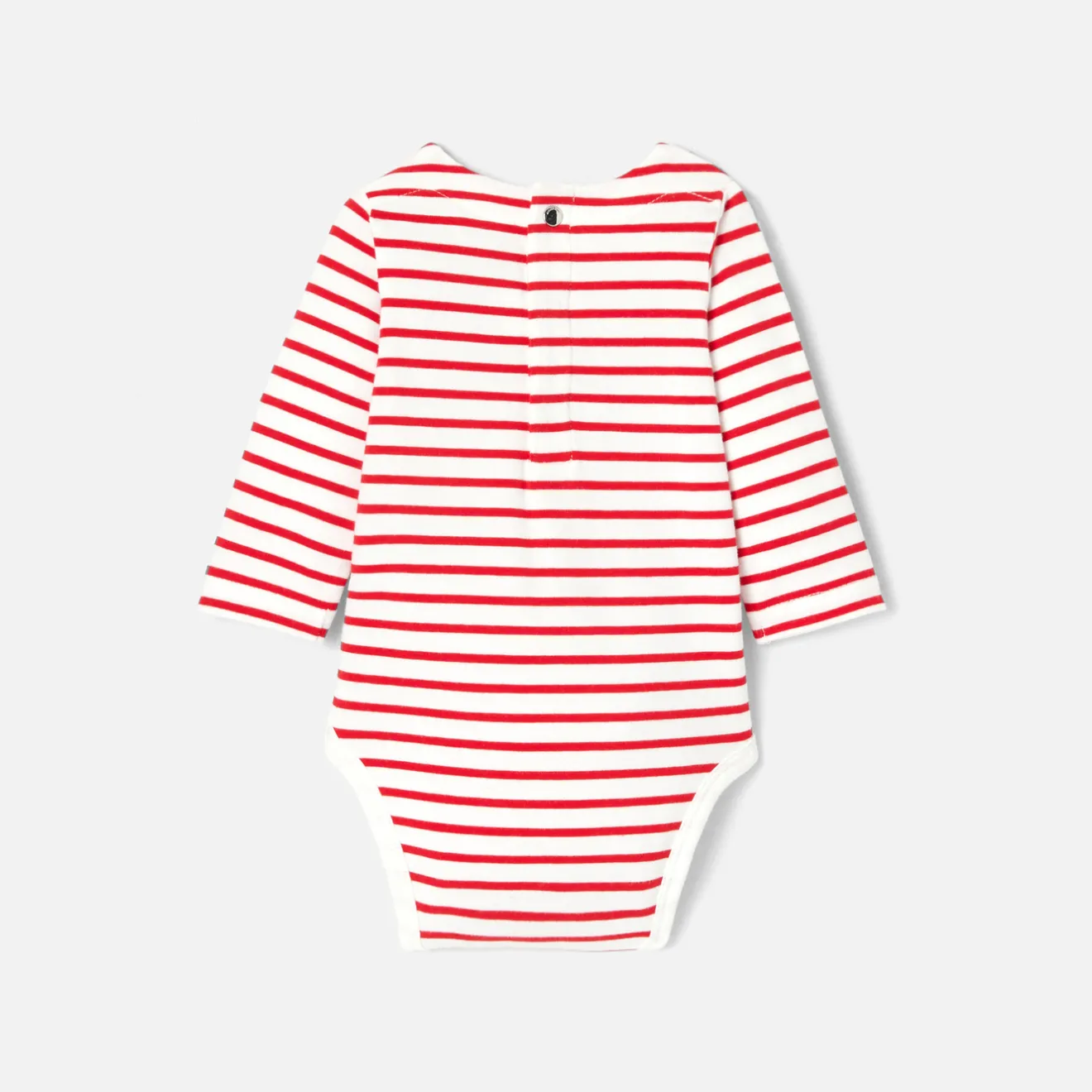 Jacadi Bodies>Body mit langen Ärmeln für Jungen ROT/WEISS