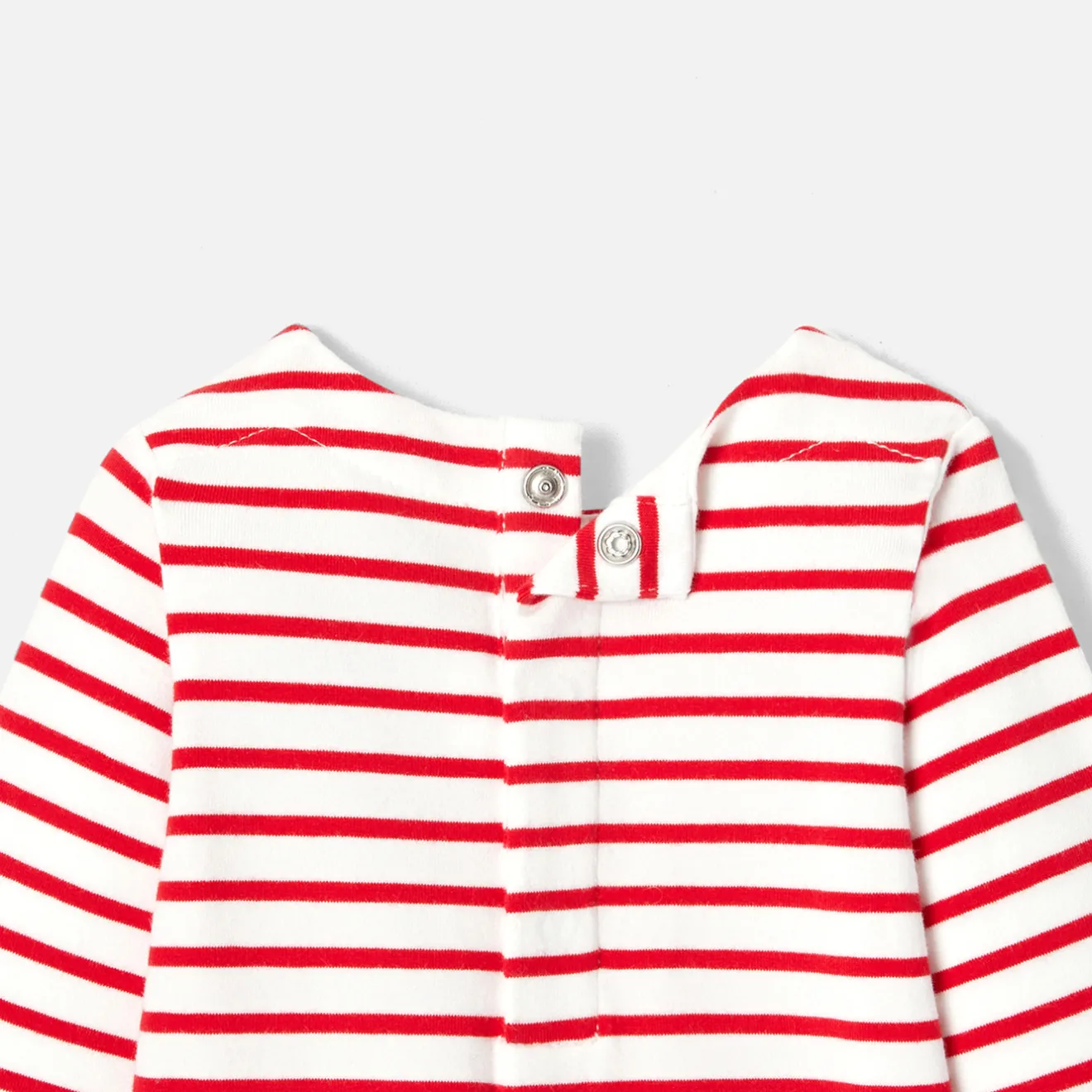 Jacadi Bodies>Body mit langen Ärmeln für Jungen ROT/WEISS