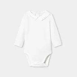 Jacadi Bodies>Body mit langen Ärmeln für Baby Jungen JACADI WEISS