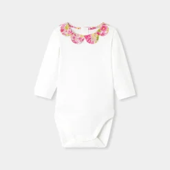 Jacadi Bodies>Body mit langen Ärmeln für Baby Mädchen WEISS/MEHRFARBIG