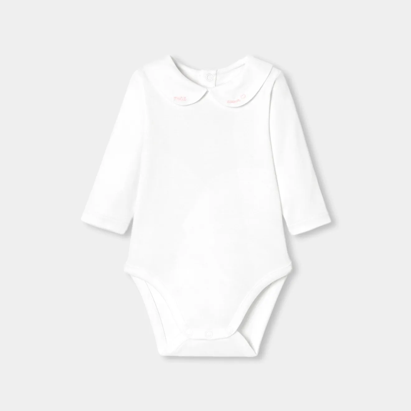 Jacadi Bodies>Body mit langen Ärmeln für Baby Mädchen JACADI WEISS