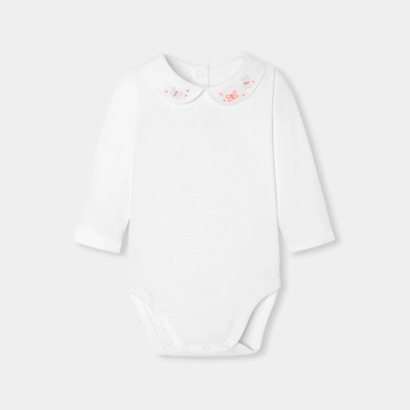 Jacadi Bodies>Body mit langen Ärmeln für Mädchen JACADI WEISS