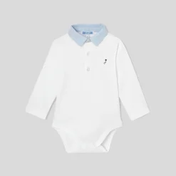 Jacadi Bodies>Body mit Oxford-Kragen für Jungen JACADI WEISS