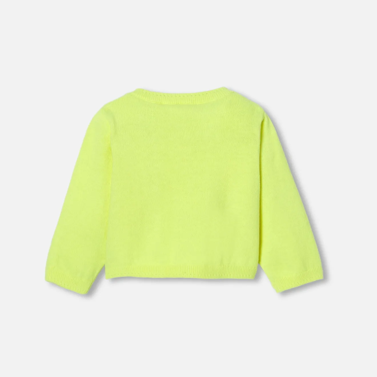 Jacadi Pullover & Cardigans>Cardigan aus Jersey für Baby Mädchen NEON GELB