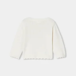 Jacadi Pullover & Cardigans>Cardigan aus Jersey für Baby Mädchen WEICHES JACADI WEISS