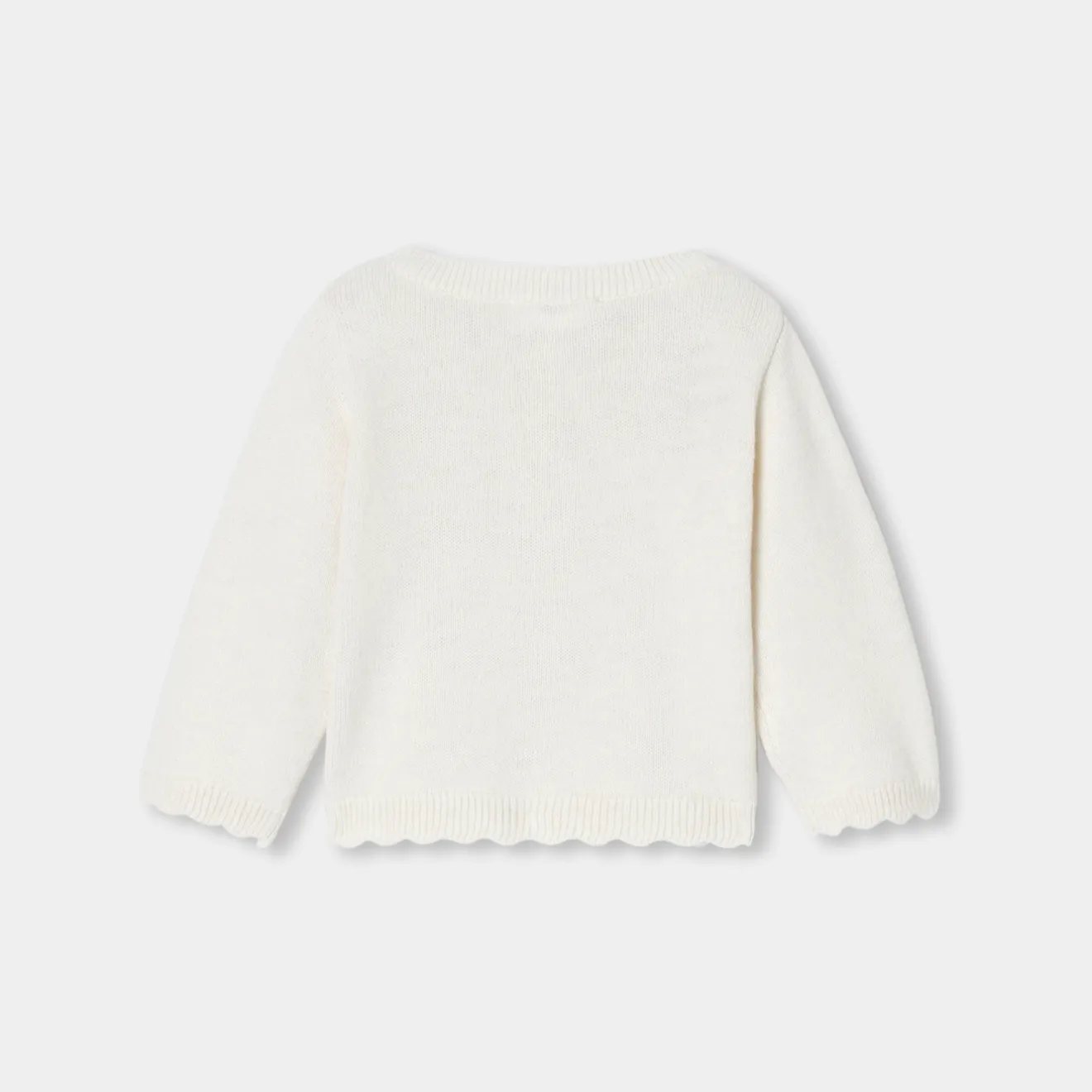 Jacadi Pullover & Cardigans>Cardigan aus Jersey für Baby Mädchen WEICHES JACADI WEISS