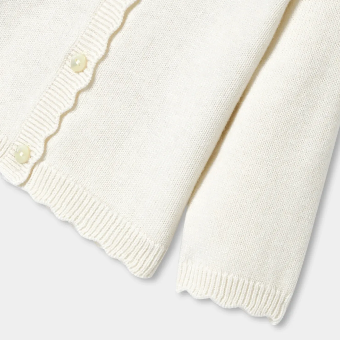 Jacadi Pullover & Cardigans>Cardigan aus Jersey für Baby Mädchen WEICHES JACADI WEISS