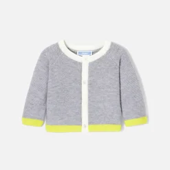 Jacadi Pullover & Cardigans>Cardigan für Jungen GRAU MELIERT HELL JACADI