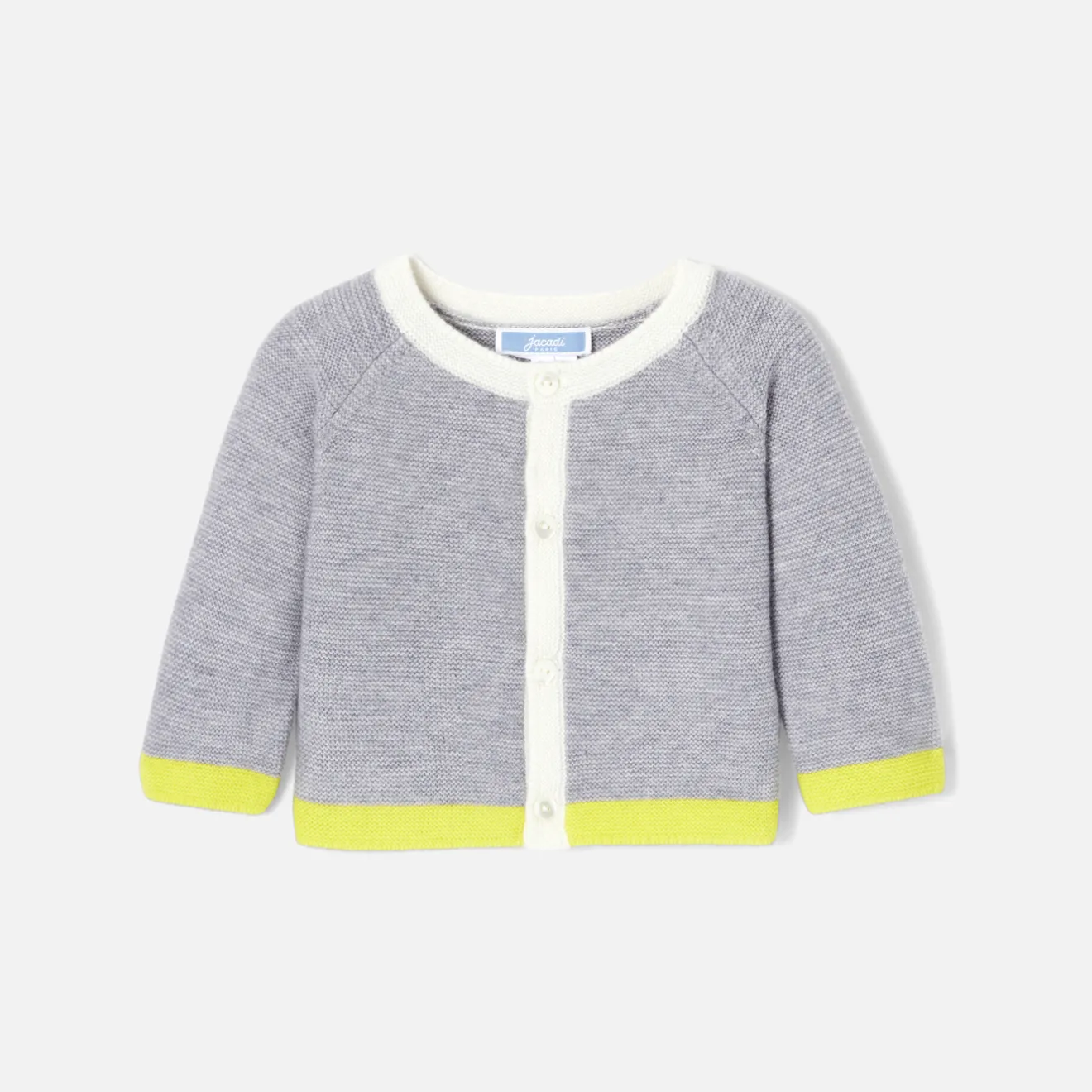Jacadi Pullover & Cardigans>Cardigan für Jungen GRAU MELIERT HELL JACADI