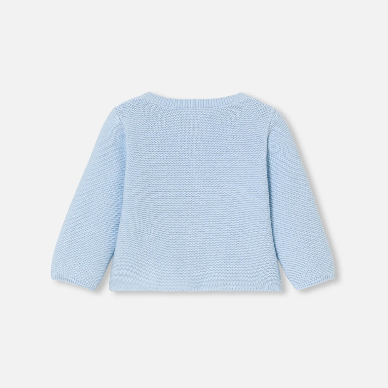 Jacadi Pullover & Cardigans>Cardigan im Krausstrick für Babys HELLBLAU