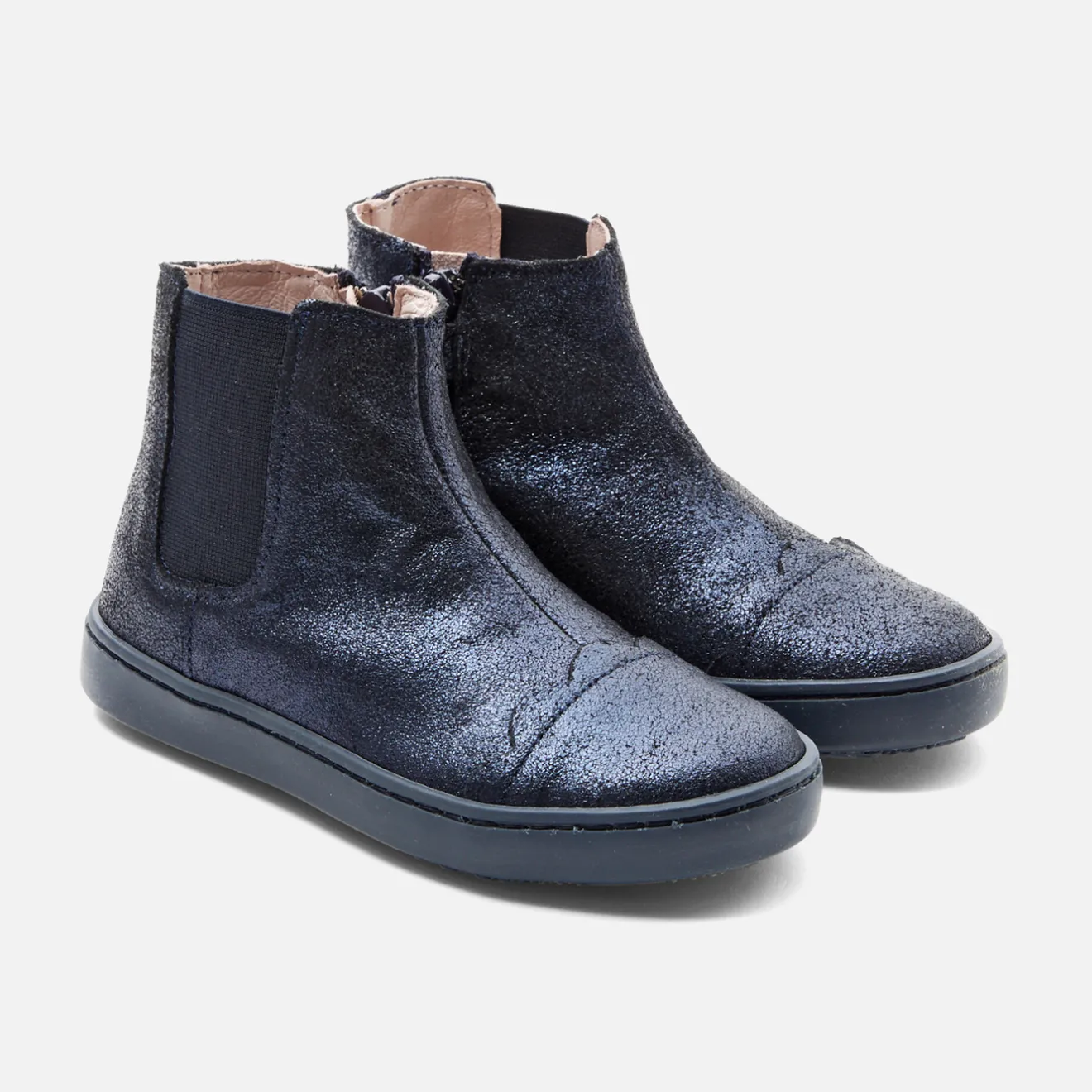 Jacadi Stiefeletten>Chelsea-Boots für Mädchen BLAU