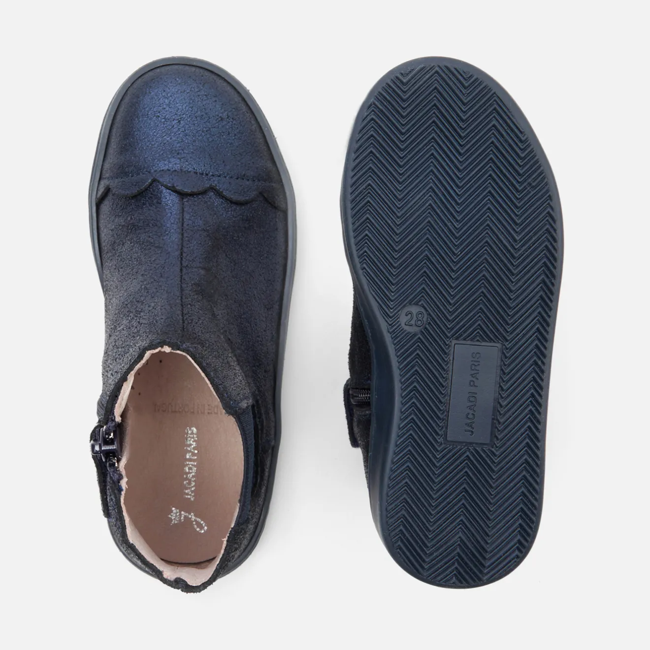 Jacadi Stiefeletten>Chelsea-Boots für Mädchen BLAU