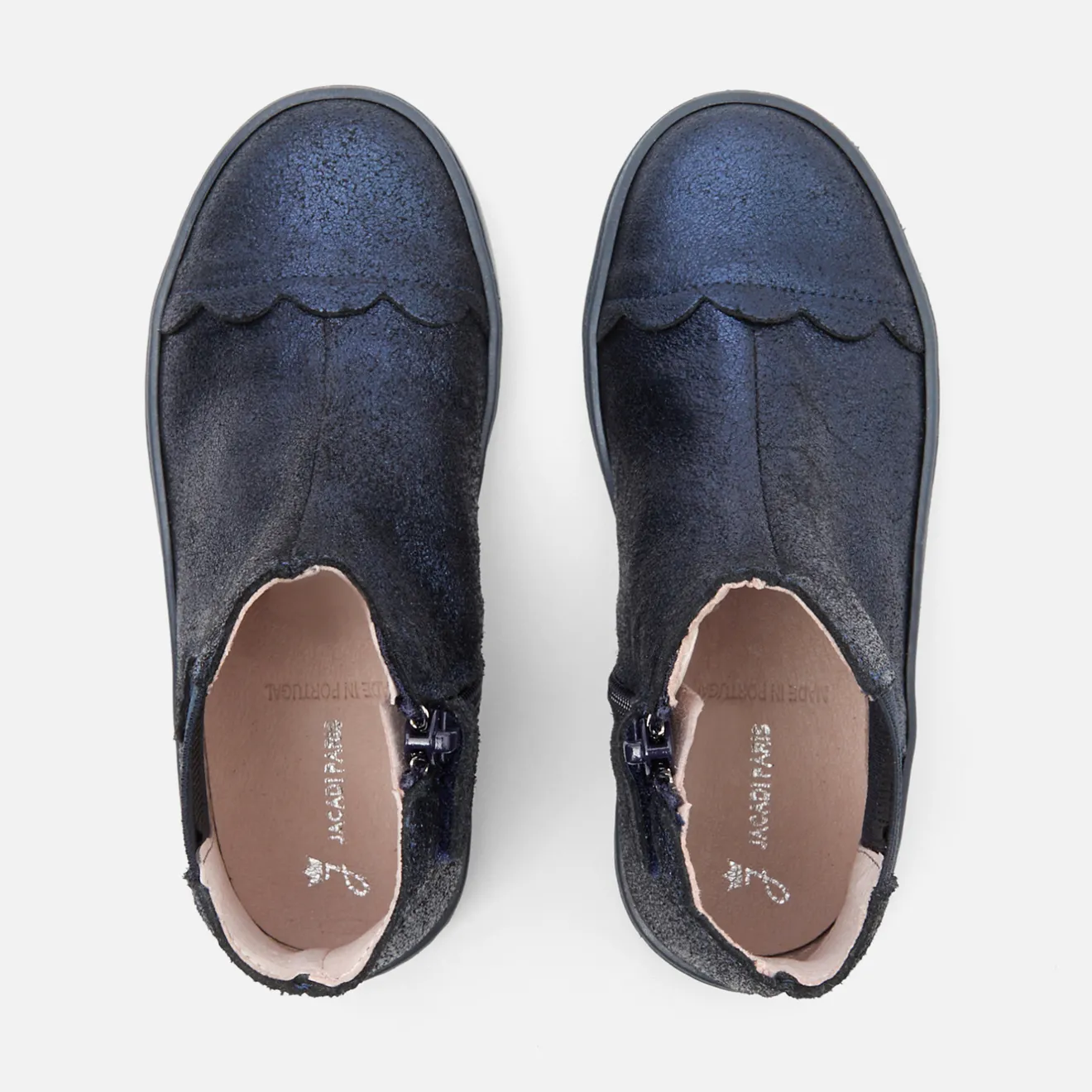 Jacadi Stiefeletten>Chelsea-Boots für Mädchen BLAU