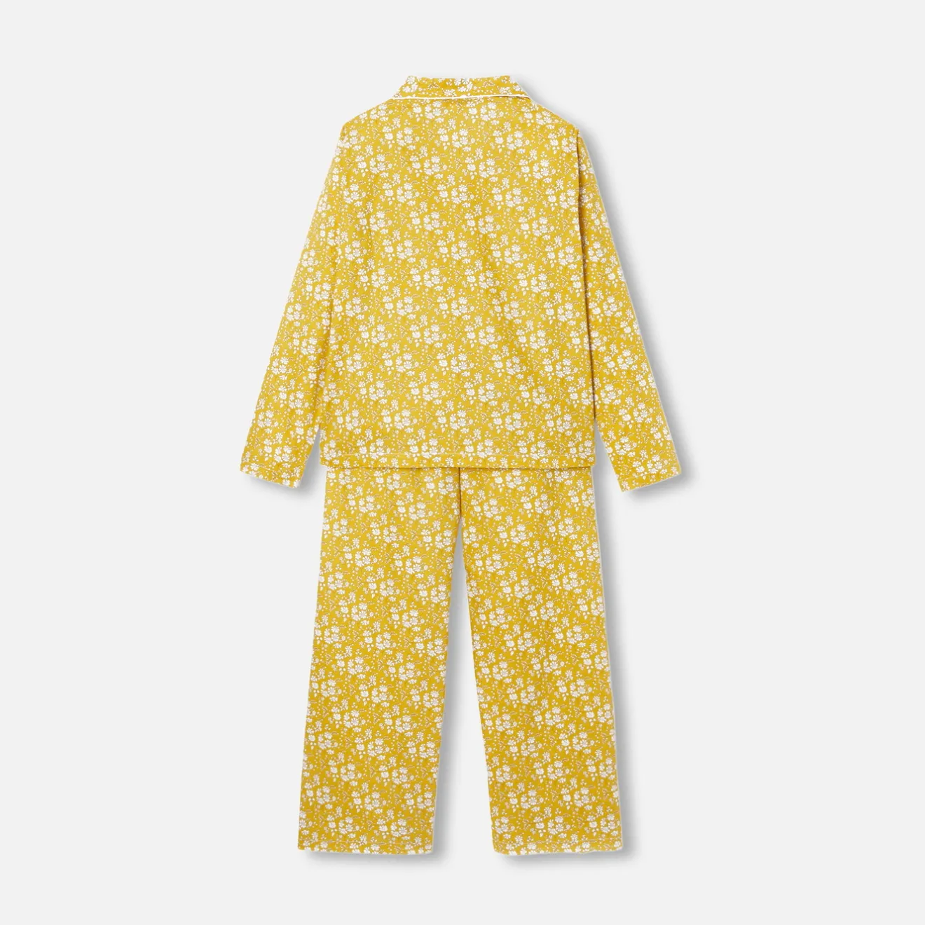 Jacadi Schlafanzüge & Nachthemden>Damen-Pyjama aus Liberty-Stoff GELB/WEISS