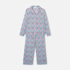 Jacadi Schlafanzüge & Nachthemden>Damen-Pyjama aus Liberty-Stoff BLAU/MEHRFARBIG