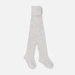 Jacadi Accessoires>Einfarbige Kinderstrumpfhose für Mädchen GRAU MELIERT HELL JACADI