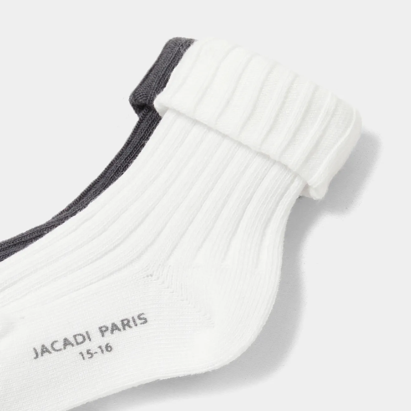 Jacadi Accessoires>2er-Pack Socken für Jungen WEISS/GRAU