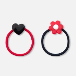 Jacadi Haar-Accessoires|Accessoires>2er-Set Haargummis für Mädchen ROT/MARINEBLAU