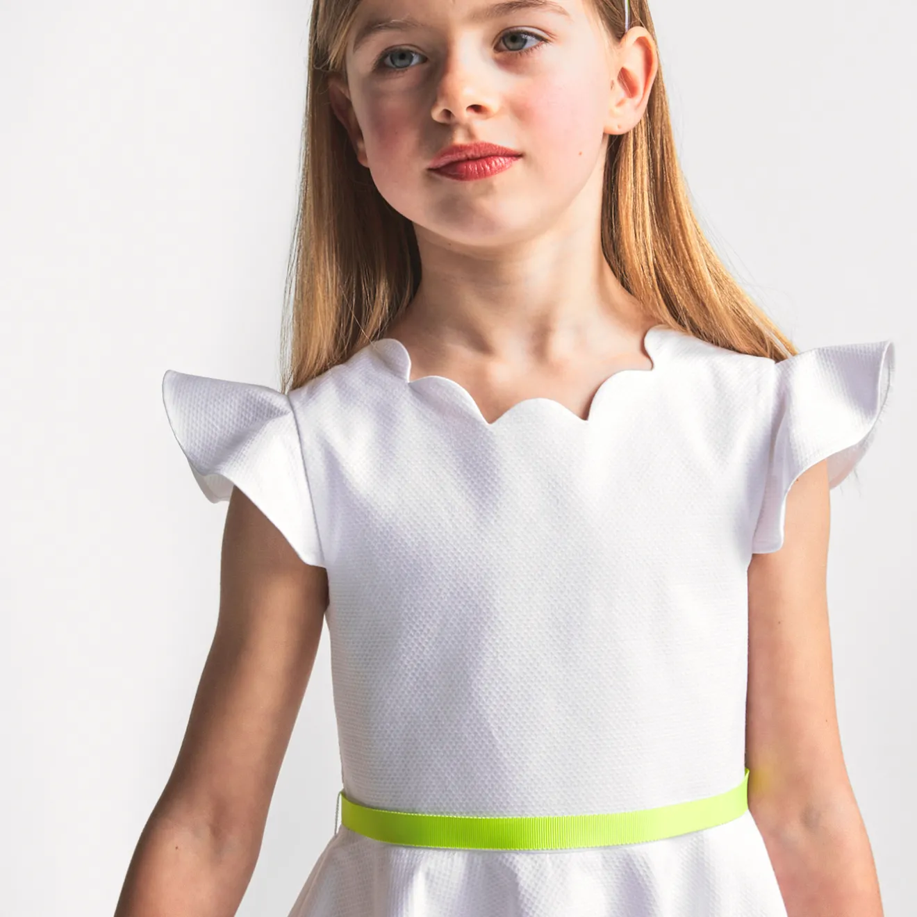 Jacadi Kleider & Röcke>Festliches Kleid für Mädchen JACADI WEISS