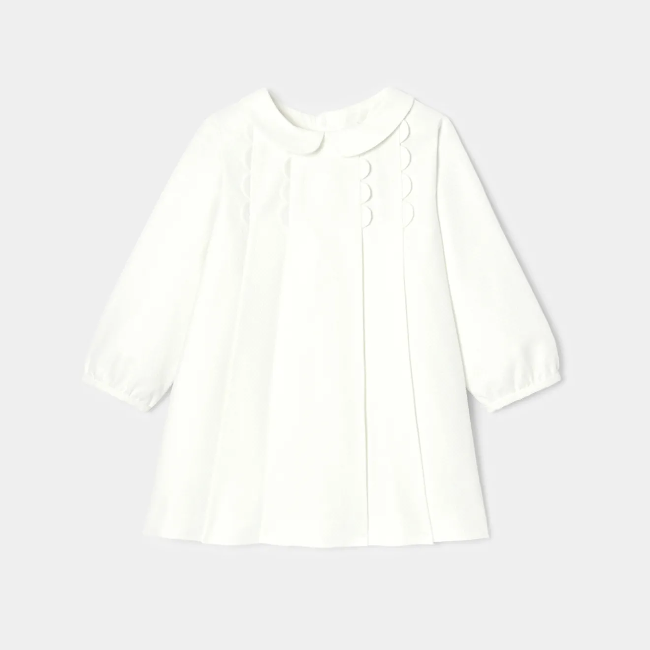 Jacadi Kleider>Festliches Kleid Kleinkind Mädchen WEICHES JACADI WEISS