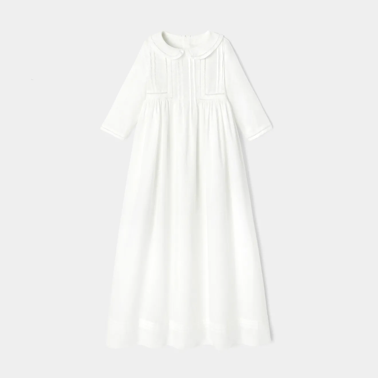 Jacadi Kleider>Festliches langes Kleid für Mädchen JACADI WEISS